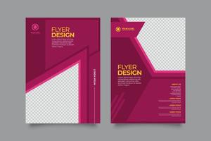 folleto publicitario de marketing empresarial moderno creativo vector