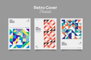 Abstract Bauhaus Cover background vector