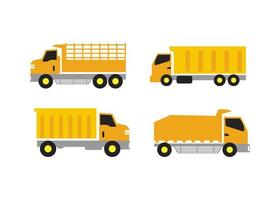 Truck icon design set vector