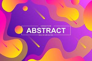 Abstract background design with dynamic liquid shapes. vector