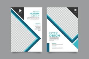 Modern template flyer or brochure property business vector