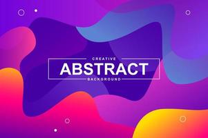 Abstract background design with dynamic liquid shapes. vector