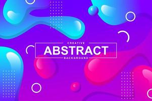 Abstract background design with dynamic liquid shapes. vector