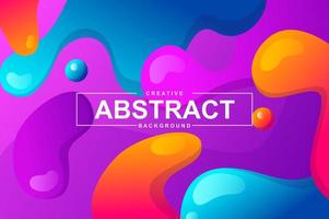 Abstract background design with dynamic liquid shapes. vector