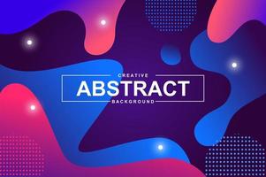 Abstract background design with dynamic liquid shapes. vector