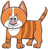 lindo gatito personaje de dibujos animados animal
