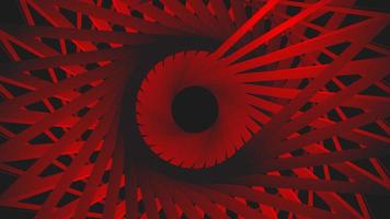 Fondo abstracto caleidoscopio rojo oscuro vector