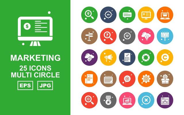 Marketing Icons Pack Vector Art, Icons, and Graphics for Free Download