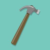 hammer flat icon vector