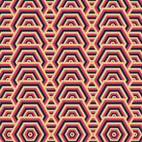 Retro geometric pattern vector, abstract retro background pattern. vector