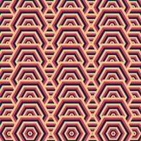 Retro geometric pattern vector, abstract retro background pattern. vector