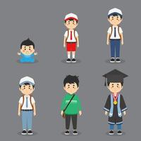 Set of Education Levels vector