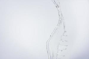 Water over white background photo
