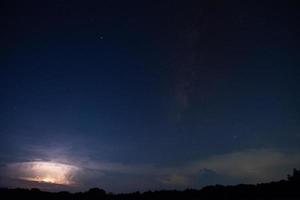 Lightning at night photo