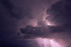Dramatic stormy sky photo