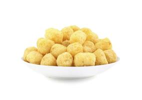 Yellow puff snack photo