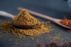 Fresh paprika spice photo