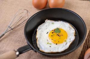 Fried egg breakfast photo