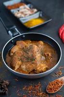 Massaman curry with traditional spices photo