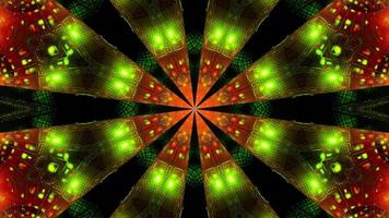 Green Red Blinking kalaidoscope 3d illustration background wallpaper photo