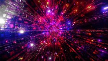 Glowing space particles galaxy 3d illustration background wallpaper design artwork photo