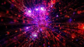 Glowing space particles galaxy 3d illustration background wallpaper design artwork photo