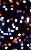 Colorful defocused lights photo