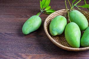 Mango in basket photo