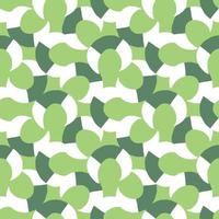 Vector seamless texture background pattern. Hand drawn, green, white colors.