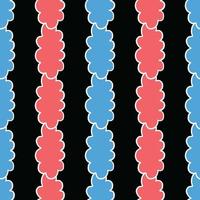 Vector seamless texture background pattern. Hand drawn, black, red, blue, white colors.