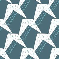 Vector seamless texture background pattern. Hand drawn, blue, white colors.