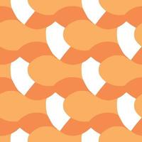 Vector seamless texture background pattern. Hand drawn, orange, white colors.