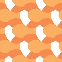 Vector seamless texture background pattern. Hand drawn, orange, white colors.