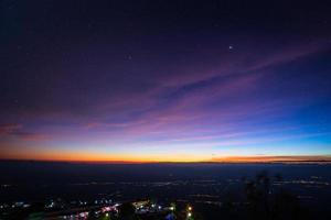 Landscape at Phu Tubberk in Thailand at sunset photo