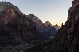 Mountain peak during daytime photo