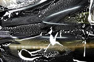 Abstract car wash bubbles photo