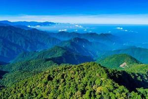 Aerial view of Dasyueshan during the day photo