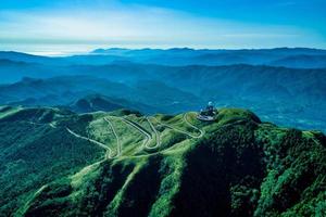 taipei, taiwán, 2020 - estación de radar meteorológico de wufenshan foto