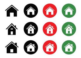 House icons set, vector design.