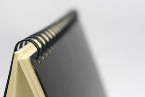 Close-up of a spiral notebook photo