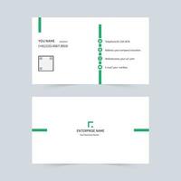 Simple business card template vector