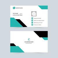 Business simple universal business card vector