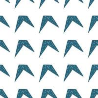Vector seamless pattern, texture background. Hand drawn, blue, white colors.