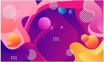 Abstract geometric shapes background vector