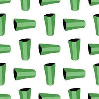 Vector seamless texture background pattern. Hand drawn, green, white, black colors.