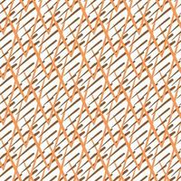 Vector seamless texture background pattern. Hand drawn, orange, brown, white colors.