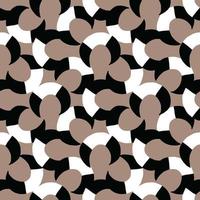 Vector seamless texture background pattern. Hand drawn, black, brown, white colors.