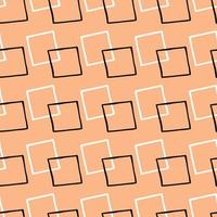 Vector seamless texture background pattern. Hand drawn, orange, black, white colors.