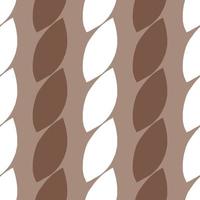 Vector seamless texture background pattern. Hand drawn, brown, white colors.