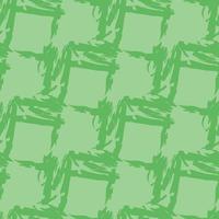 Vector seamless texture background pattern. Hand drawn, green colors.